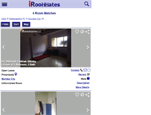 Tablet Screenshot of mumbai.metroroommates.com