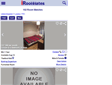 Tablet Screenshot of london.metroroommates.com