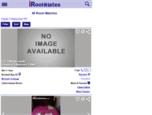 Tablet Screenshot of miami.metroroommates.com