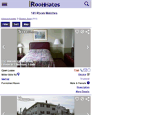 Tablet Screenshot of boston.metroroommates.com