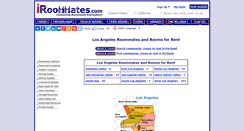 Desktop Screenshot of losangeles.metroroommates.com