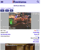 Tablet Screenshot of losangeles.metroroommates.com
