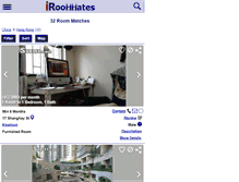 Tablet Screenshot of hongkong.metroroommates.com