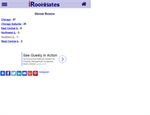 Tablet Screenshot of illinois.metroroommates.com