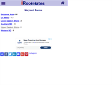 Tablet Screenshot of maryland.metroroommates.com