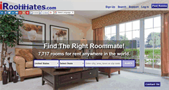 Desktop Screenshot of metroroommates.com