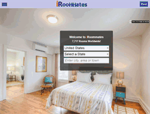 Tablet Screenshot of metroroommates.com